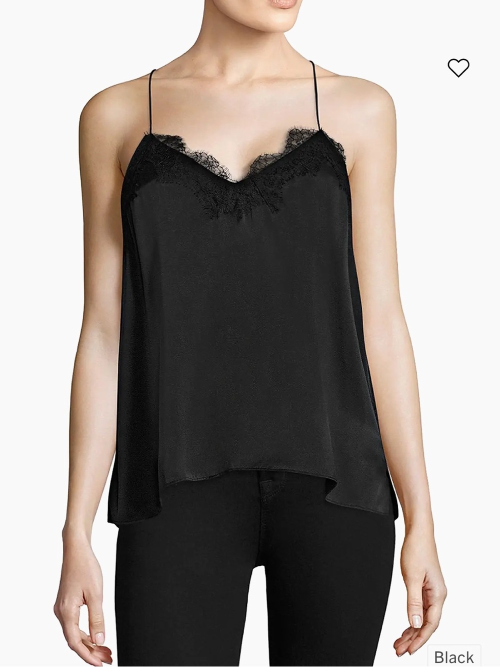 Cami NYC Racer Silk Charmeuse Camisole XS